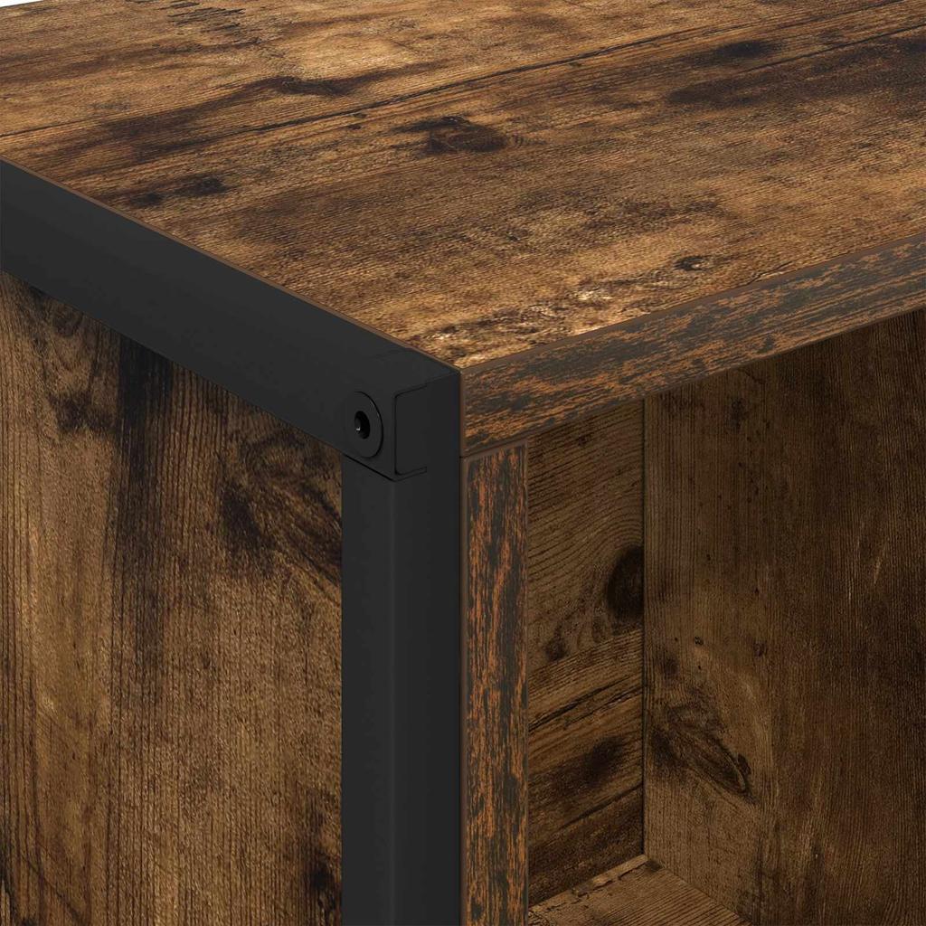 Bookshelf Smoked Oak 68 x 30 x 108.5 cm Particleboard