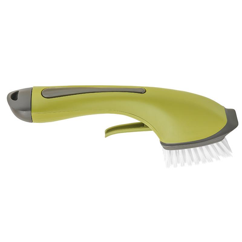 Multi Functional, Automatic Liquid Filling Cleaning Brush, Press Type, Stove Brush, Pot Washing Brush, Wall Brush, Kitchen Dishwashing Brush