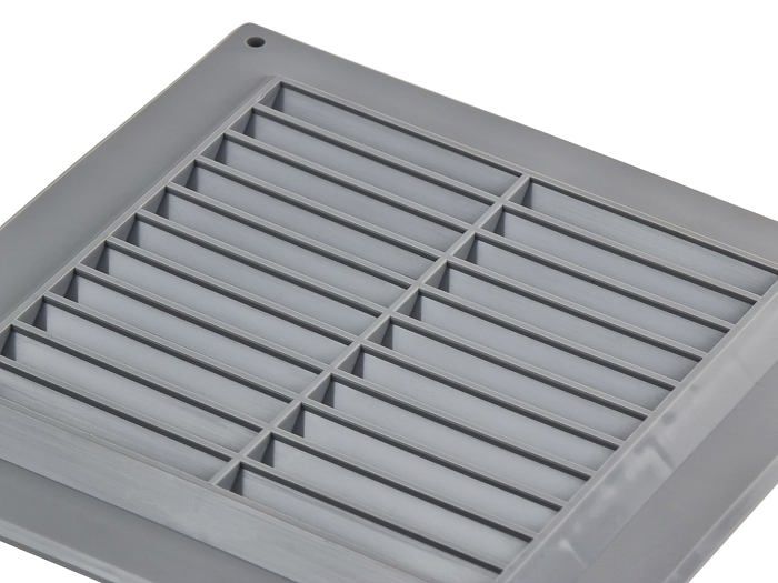 Grille d'aération - steinberg14 - 150x150 mm - plastique abs - anti-insectes - montage facile