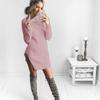 Autumn And Winter New Knit Sexy Split Turtleneck Sweater For Women In Premium Quality