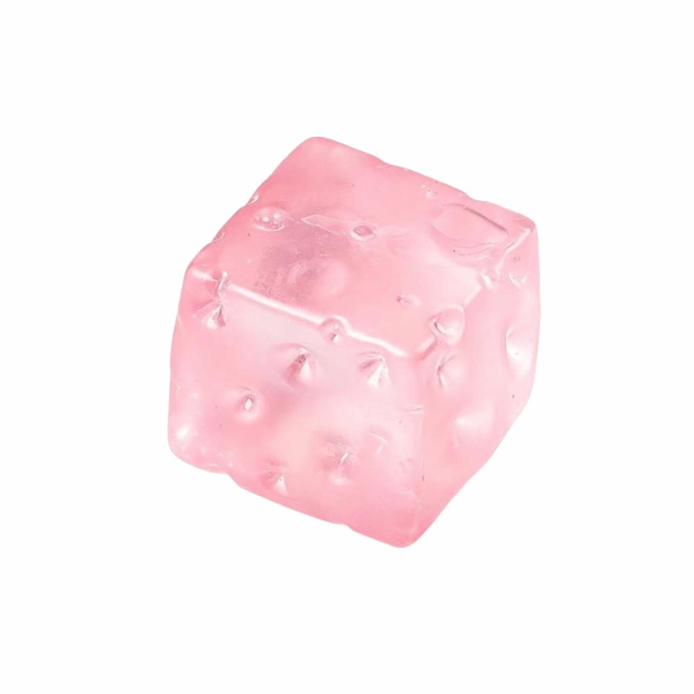 Cube Shape Squeeze Toy Translucence Decompression Toy Stress Relief Sensory Toy Adult