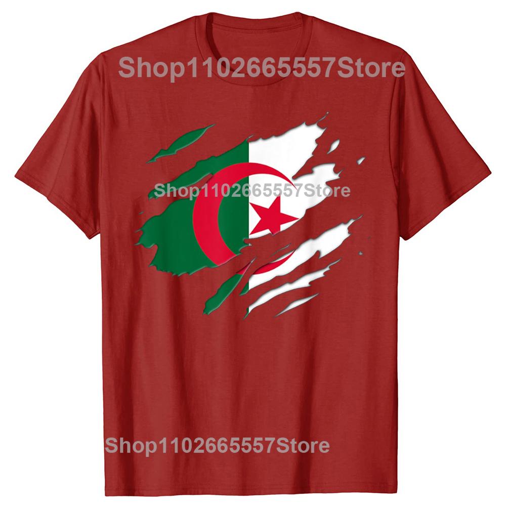New Men Proud Algeria Algerian Flag T Shirt Oversize Printed Casual Tee shirt Casual Short Sleeve Vintage Couples T-Shirt