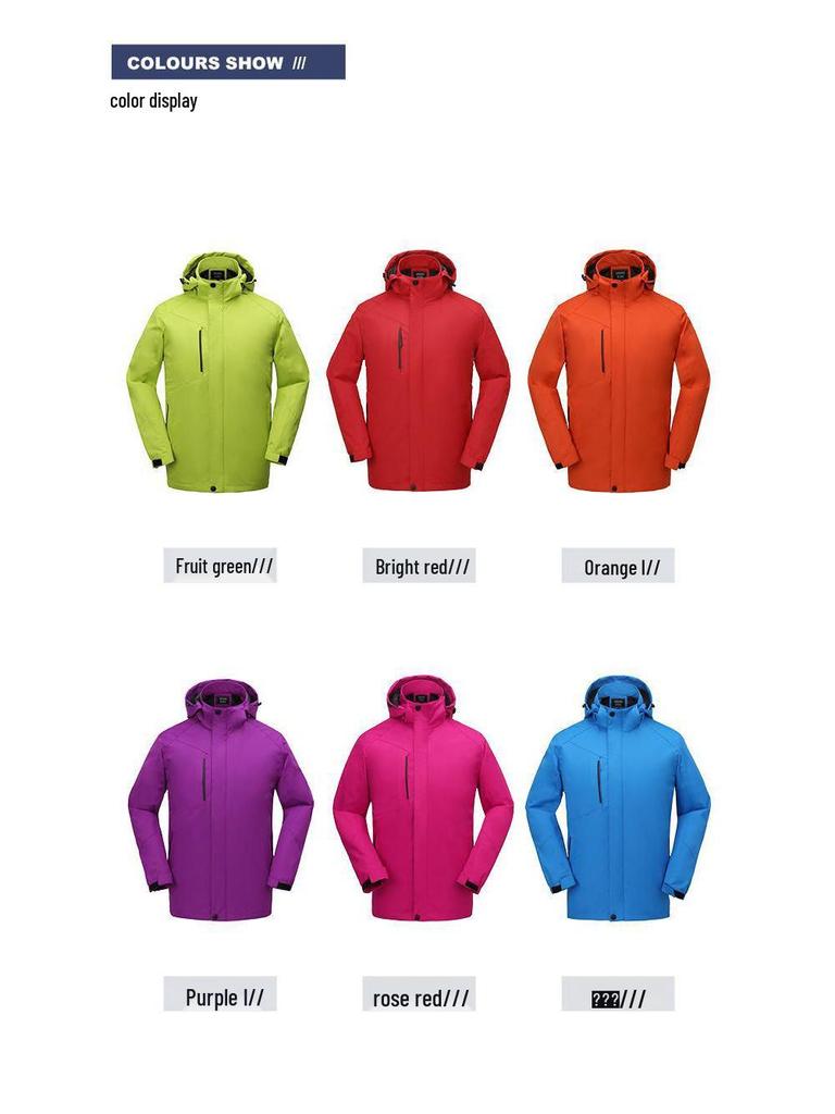 Waterproof Hooded Windproof Sport Windbreaker for Running & Mountaineering