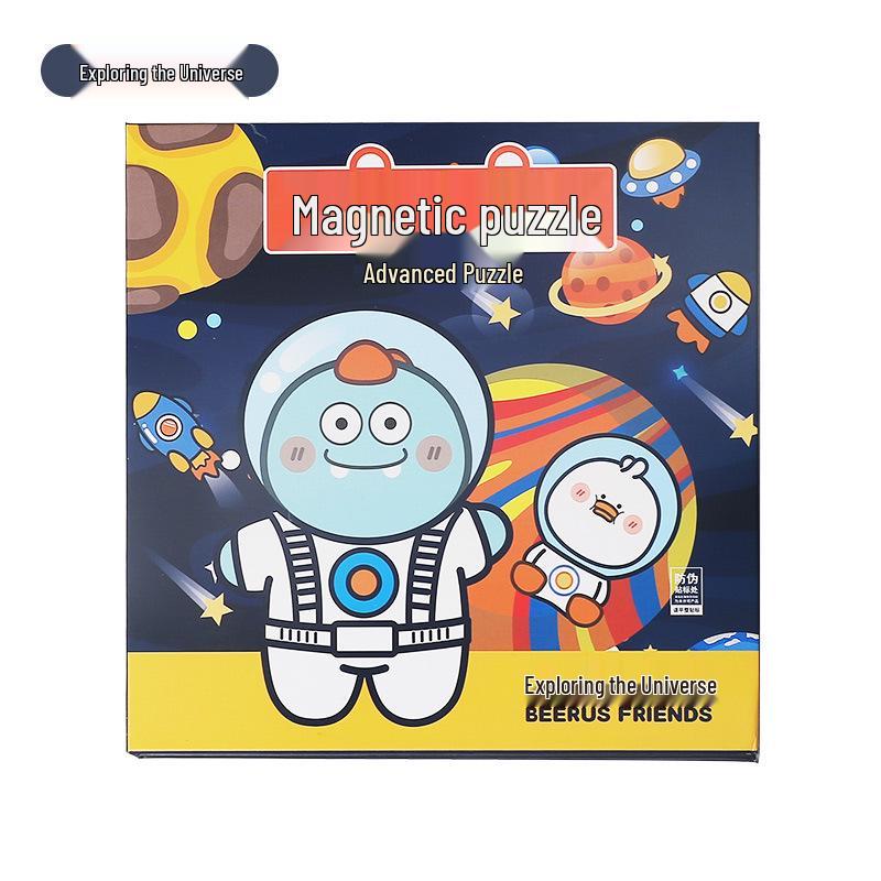 

Children s Handmade Magnetic Puzzle - DIY Concentration Training Toy, Ages 6-10