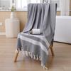 Turkish Tassel Swim Towel - Ultra-Absorbent Quick-Dry Beach Wrap with Sand-Resistant Fabric for Pool & Ocean