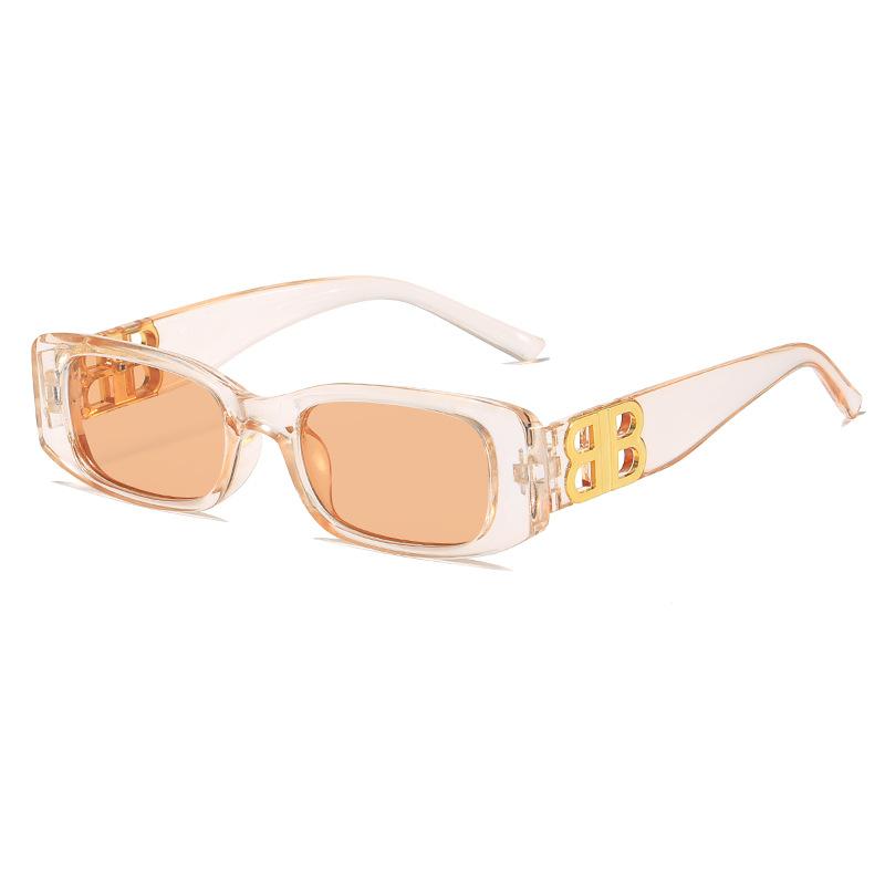 Women'S Square Sunglasses, Small Frame Sunglasses, Men'S Personalized High-End Glasses