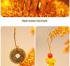 Handcrafted Woven Money Tree Home Décor - Wealth-Attracting Gift for Housewarming or New Beginnings