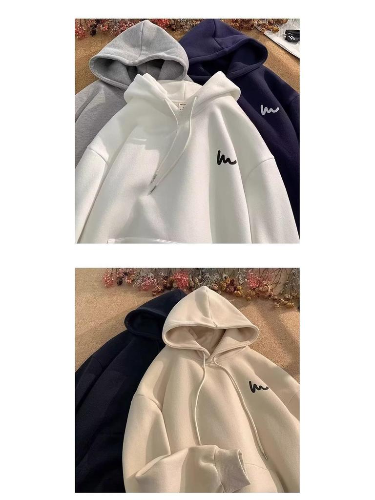 Unisex Oversized Korean-Style Hoodie - Spring/Autumn 2024 Collection