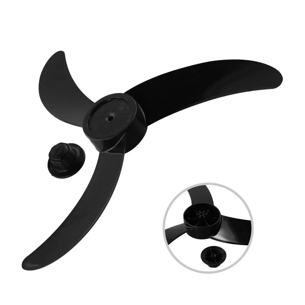 Náhradní 18palcové plastové lopatky ventilátoru pro domácí elektrické ventilátory Design se 3 lopatkami zajišťuje silný proud vzduchu a tichý chod
