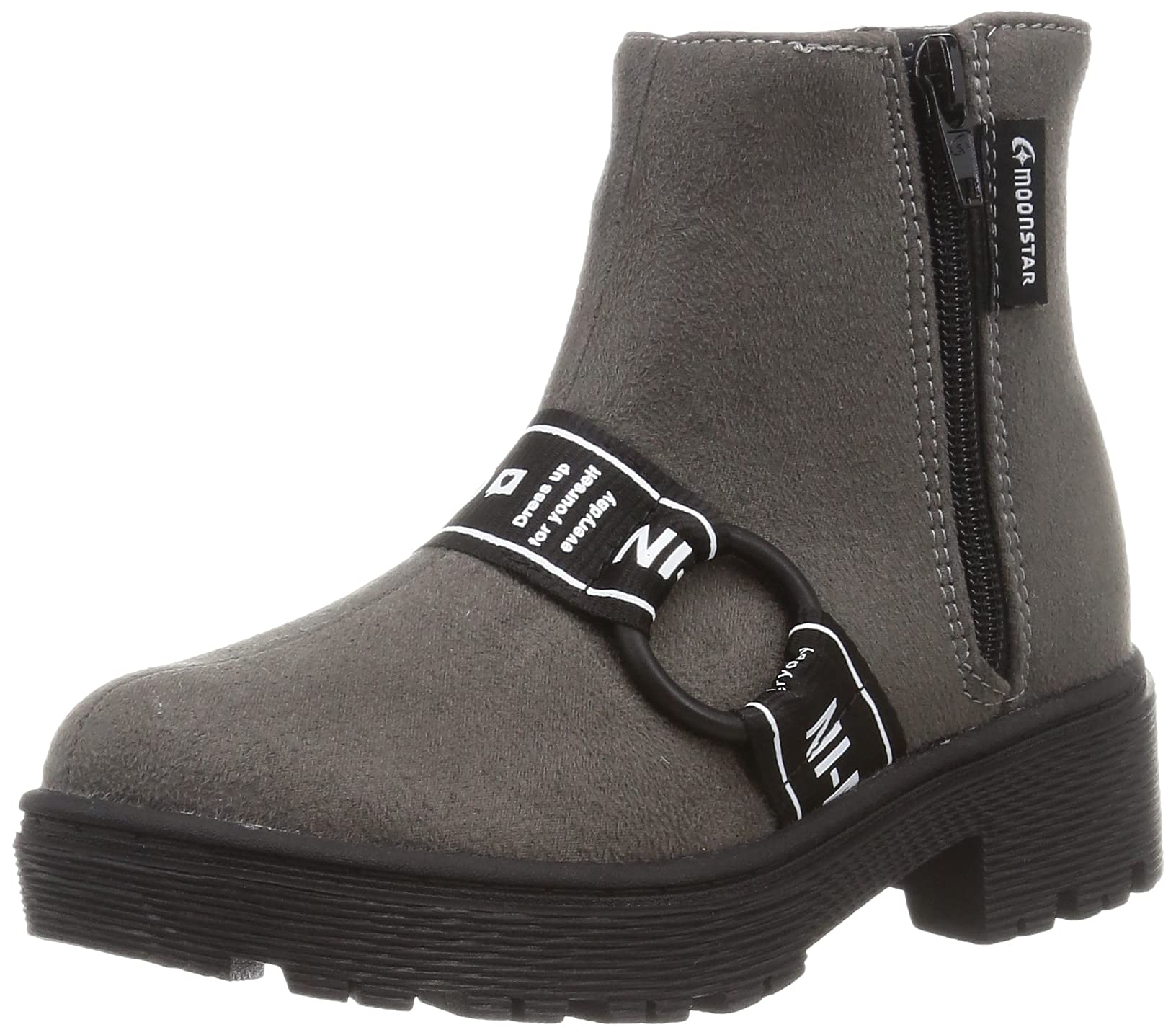 

Moonstar NM J046 2E Girls Sneakers, Taupe, 19.0 cm,