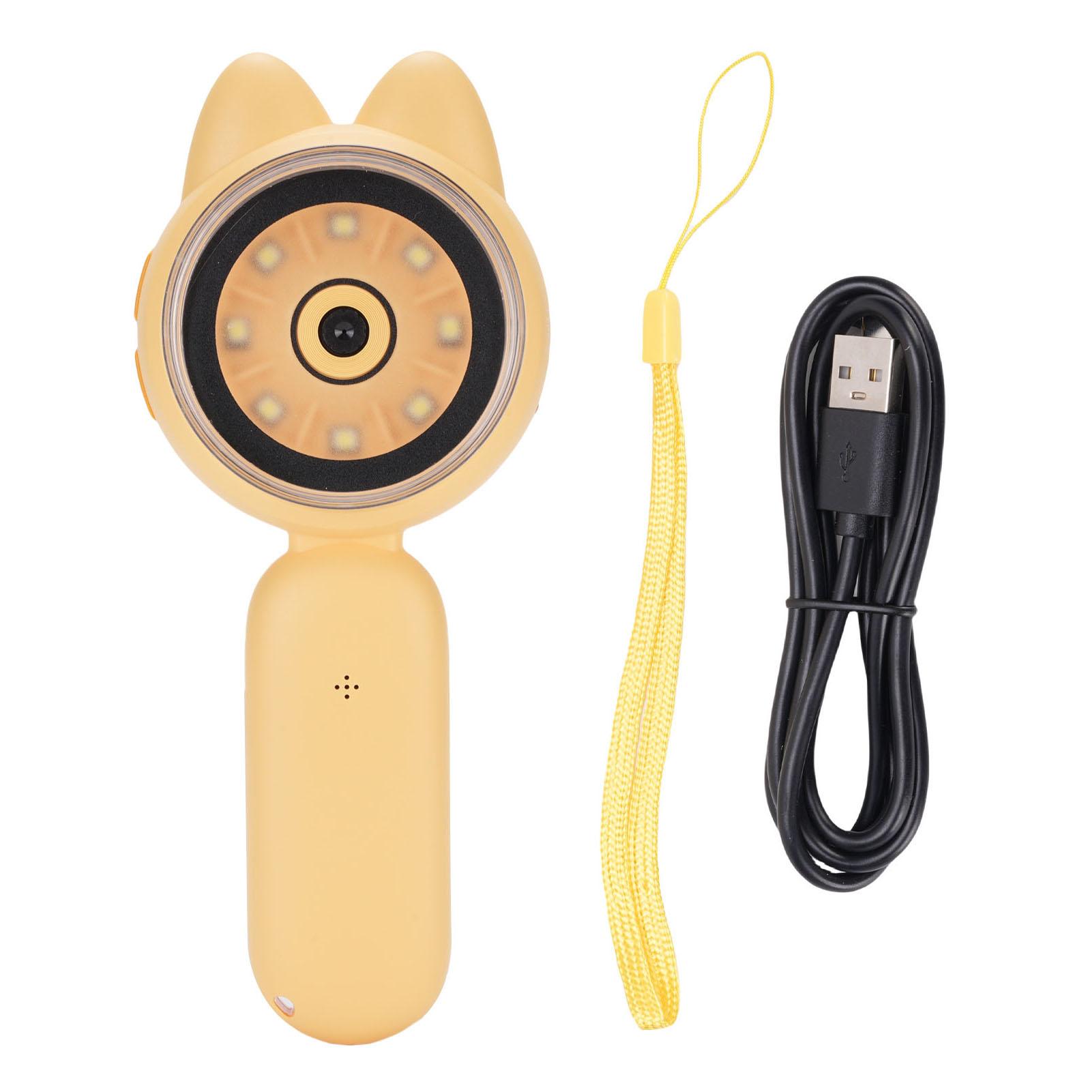 

Kids Pocket Microscope HD 2 Inch Screen Digital Handheld Magnifying Glass with Lanyard for Children