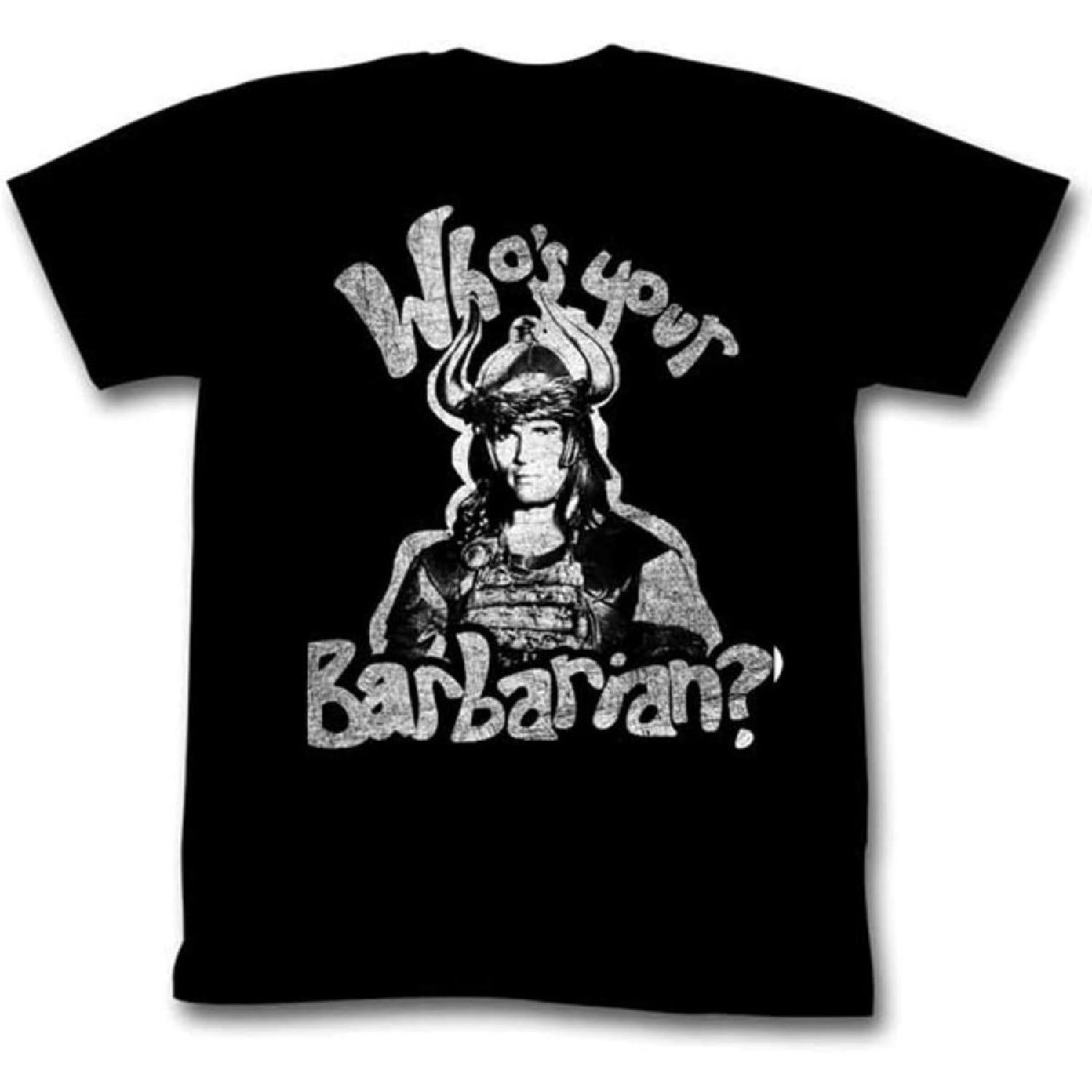 Conan Men s Whos Your Barbarian T-Shirt Black(1) S