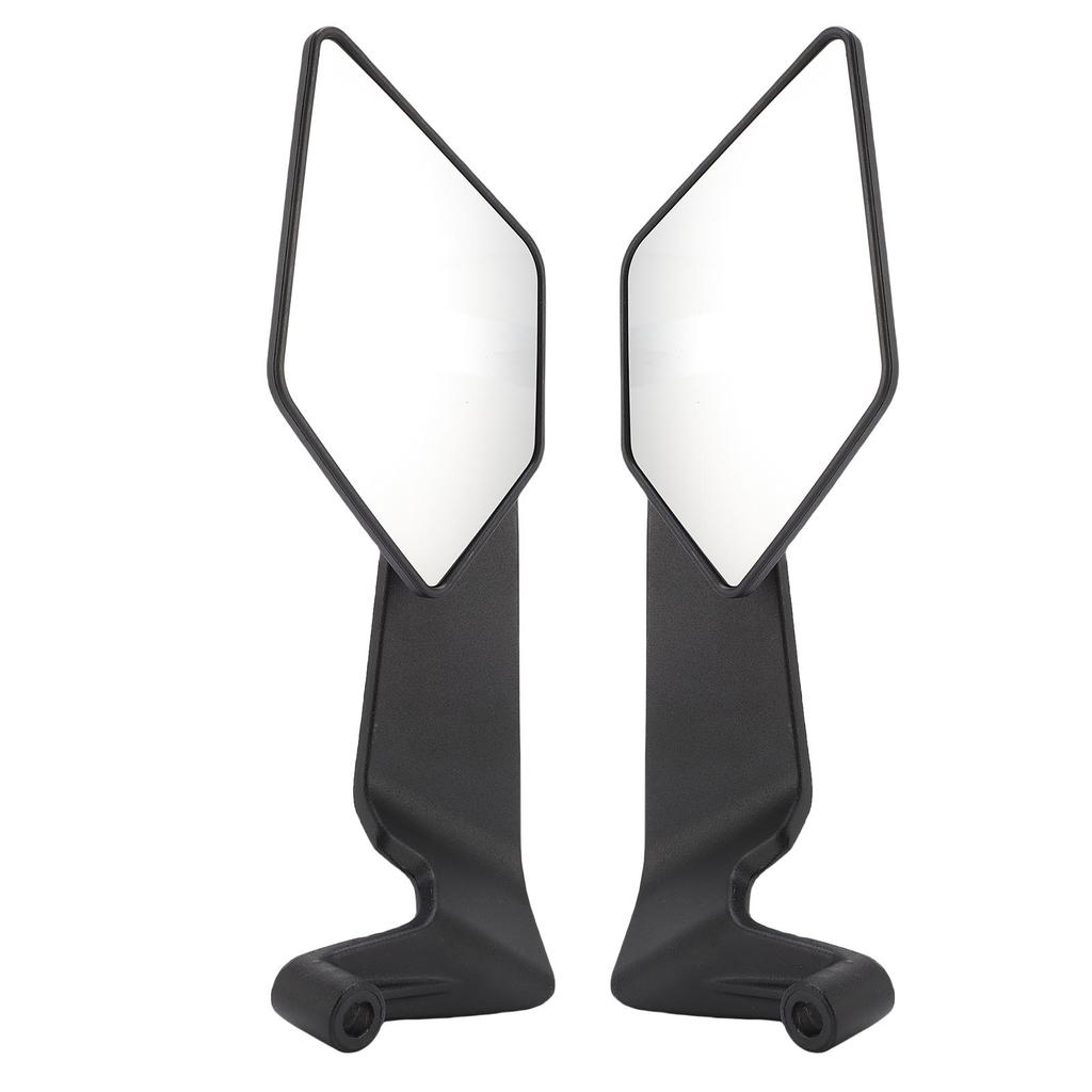 Motorcycle Wind Wing Side Rearview Mirrors Aluminium Alloy Adjustable 360 Degrees  Rotating Rear View Mirrors
