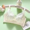 Breathable Lingerie Women's Collection Accessory Breasts Gathered Bra Anti Sagging No Steel Ring Summer Thin Bra