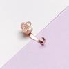 S925 Sterling Silver Jade Gold Safety Buckle Clip - Small DIY Pendant Clasp, Free Shipping