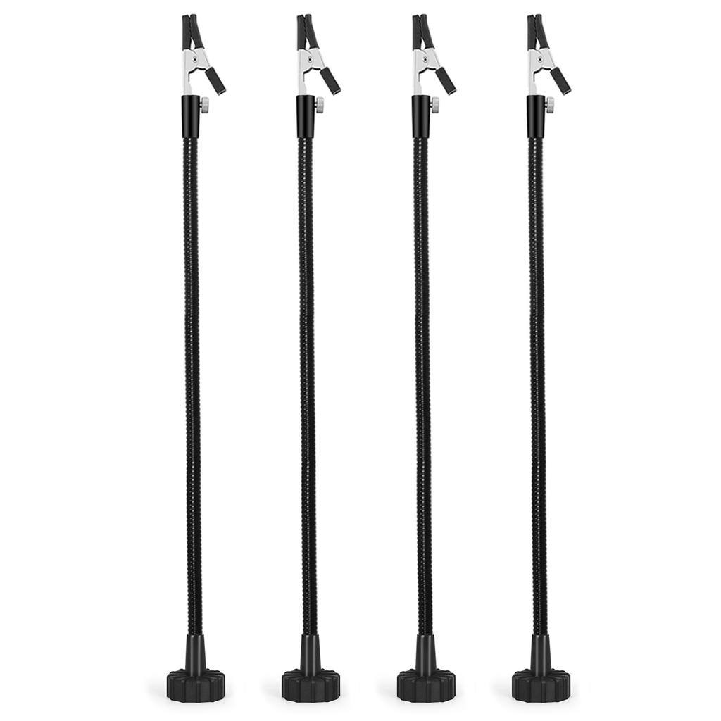 2/4Pcs Magnetic Flexible Gooseneck Metal with Alligators Clips for Helping Hands Third Hand Tool Automobile Electronics