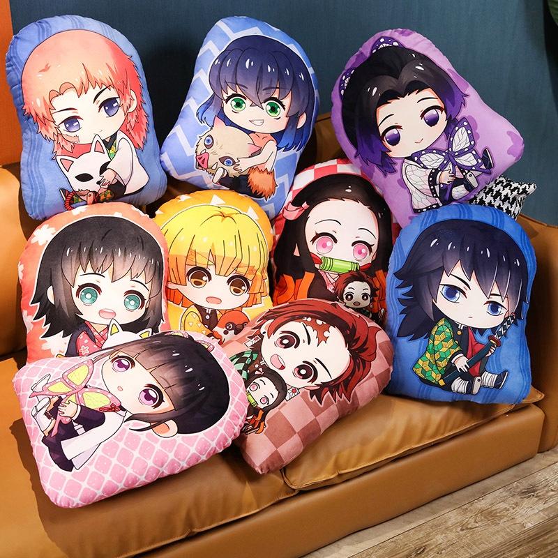 Anime Demon Slayer Kimetsu No Yaiba Plush Pillow Pendant Stuffed Toy Perfect For Collection And Decoration