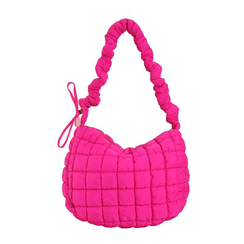 2025 New Tote Bag Fashion Handbag Women's Simple Large Capacity Personalized Armpit Bag Trend Simple