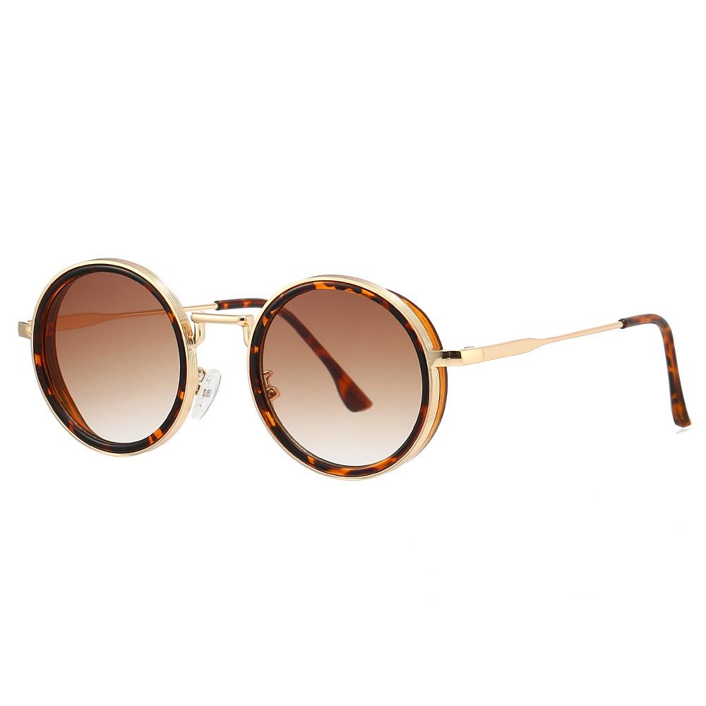 

2026New Sun Glasses Steam Punk Circle Sunnies Man Woman Sunglasses High quality Metal Frame Eyewear Unisex UV400 Shades Fashion