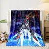 Detailed mecha designs with dynamic jets and a space background. for all seasons blanket lunch break throw gift