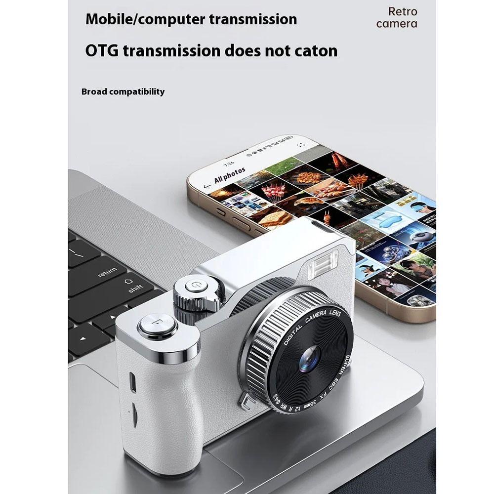Front/Rear Dual Camera 4K HD Digital Camera 64MP Photography Video Camcorder  Selfie Photography
