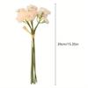 2 Bunches Ranunculus Artificial Flower Faux Silk Flowers for DIY Bouquet Fake Wedding Filler Flowers for Centerpieces Bridal Shower Decorations