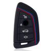 Silicone Car Remote Key Case Cover Shell For BMW X1 X3 X4 X5 X6 F15 F16 G30 3 5 7 Series G11 F48 Accessories Keychain
