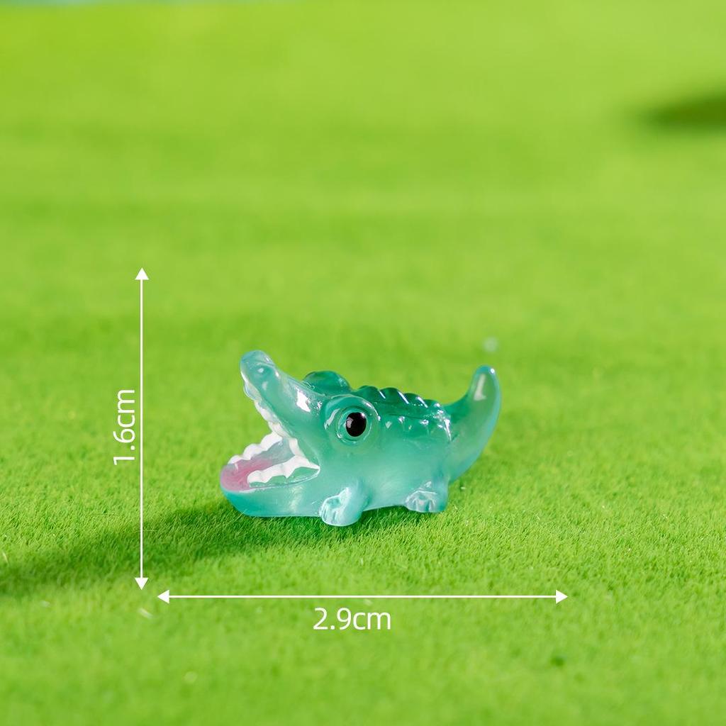 Luminous Crocodile Moss Landscaping Ornaments - Resin Small Accessories