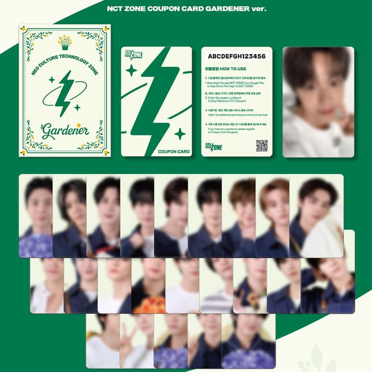 Pre-order NCT ZONE COUPON Card Gardener ver.