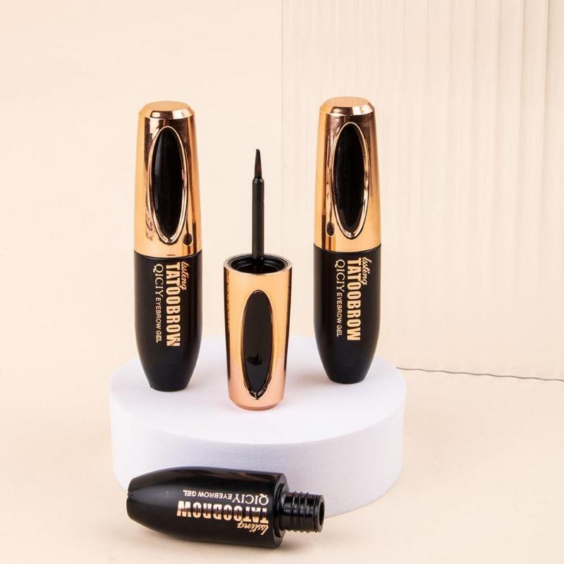 Tříbarevný neblednoucí gel na obočí v korejském stylu pro lifting obočí