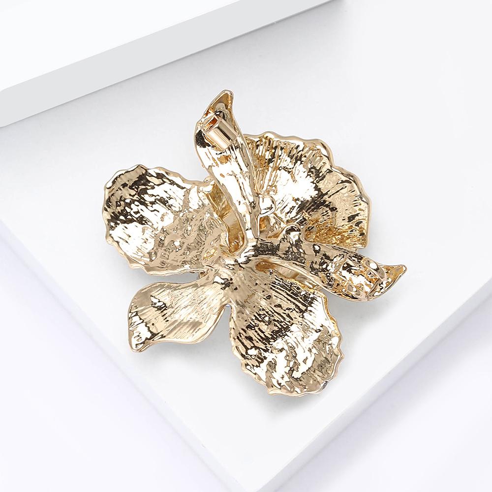 Womens Vintage Crystal Flower Brooch Pin Rhinestone Brooches Wedding Gifts Lapel