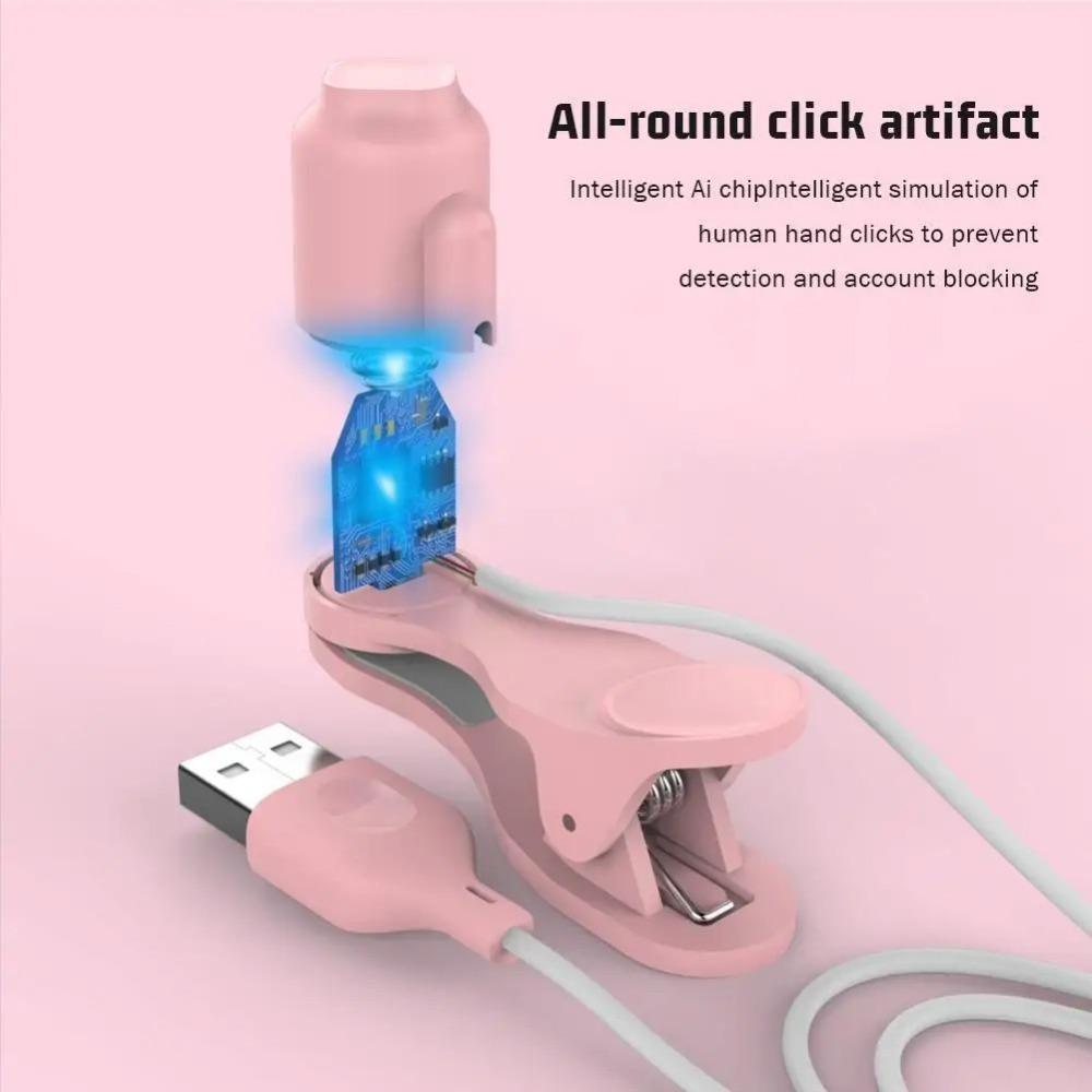 Adjustable Phone Screen Auto Clicker USB Touch Clicker New Screen Touch Tripods