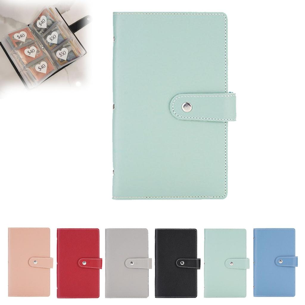 Envelope Challenge Binder Book Budget Binder Savings Challenges Book for Index Card Sleeves and Planners