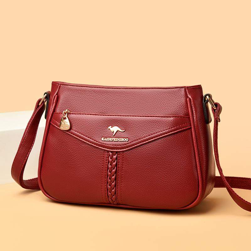 Genuine  Soft Leather Women's Handbag Trend Designer Female Crossbody Bag Fashion Casual Shoulder Messenger Handbags