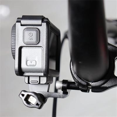 Lenkerverlängerungshalterung – Integrierter gebogener Rahmen für Rennräder, unterstützt Kameras vom GoPro-Typ, Lampenhalterung & Unterhängende Kamerahalterung
