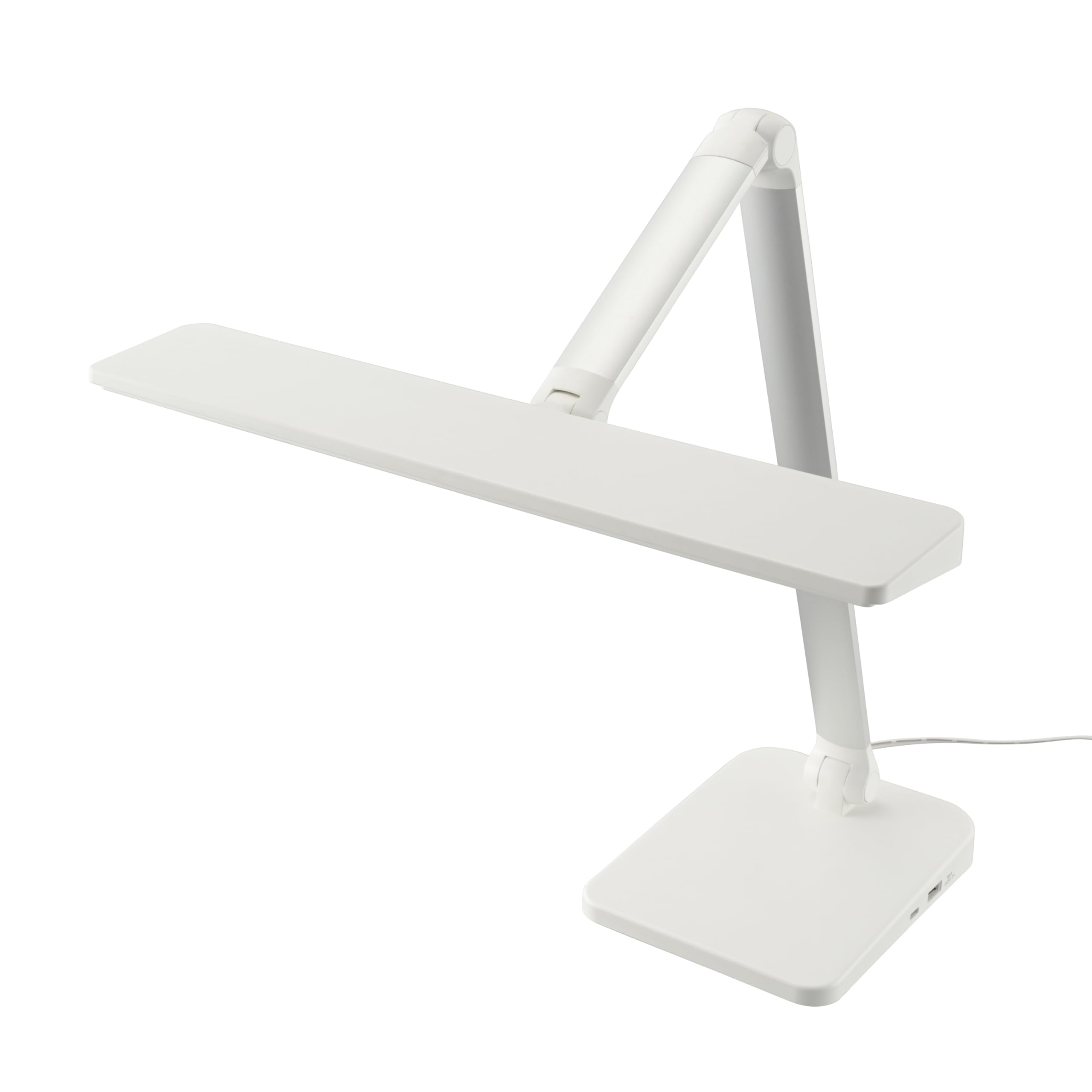 

OHM Electric LED Desk Light with USB Port, Ra93 High Color Rendering, Touch Switch, 1200 Lumens, Daylight White, Dimmable, Adjustable Angle, AA