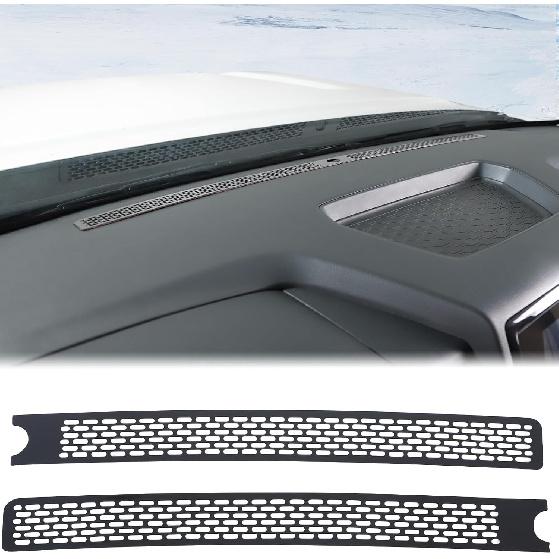 Aunginsy Dashboard Air Vent Grill Panel Cover Compatible with Nissan Frontier 2022-2025 Center Console Air Outlet Anti-Blocking Mesh Dash Air Vent