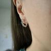 Silver Earrings with London Blue Topaz 0.638ct (2188704)