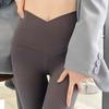 Leggings sottili neri Leggings da fitness slim skinny a vita da donna Pantaloni da yoga sportivi alla moda casual