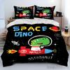 Cartoon Dinosaur Space Cute Dino Children Duvet Cover Set HD Comforter Cover for Kids Bedding Sets Bedclothes Bedroom Decor