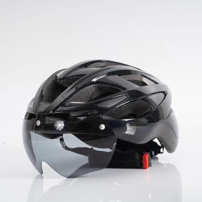 Zintegrowany kask rowerowy Lishi Sports z goglami