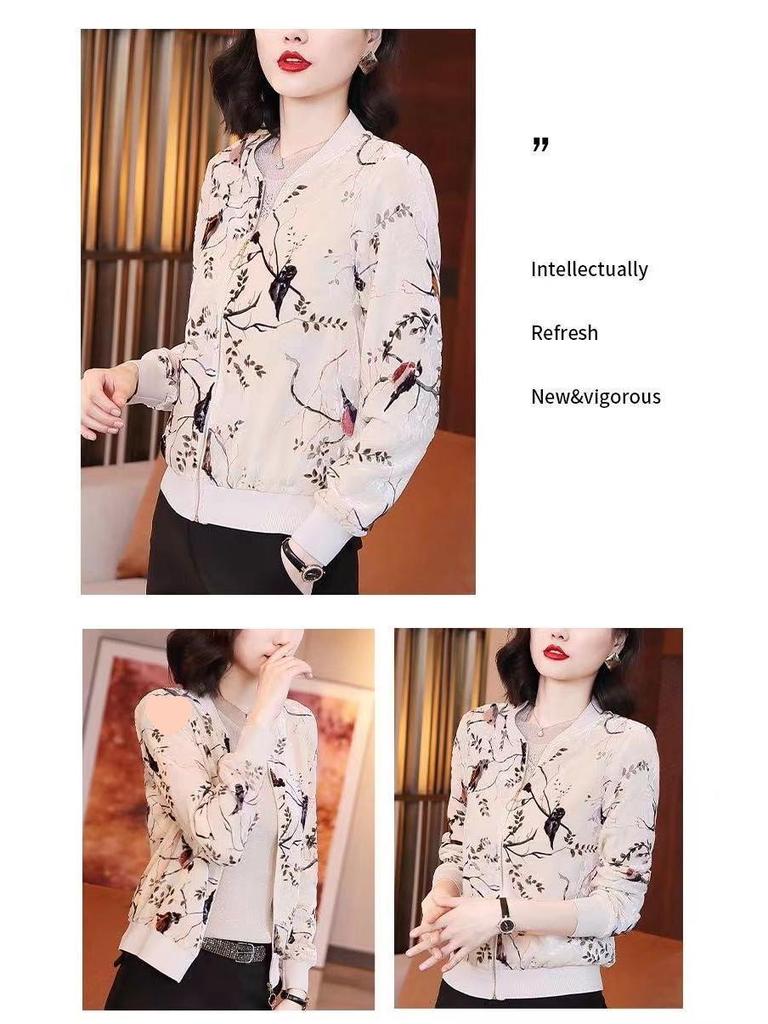 Women's Casual Gold Velvet Baseball Jacket - Korean Style, Slimming, Plus Size, Versatile for Spring & Autumn.