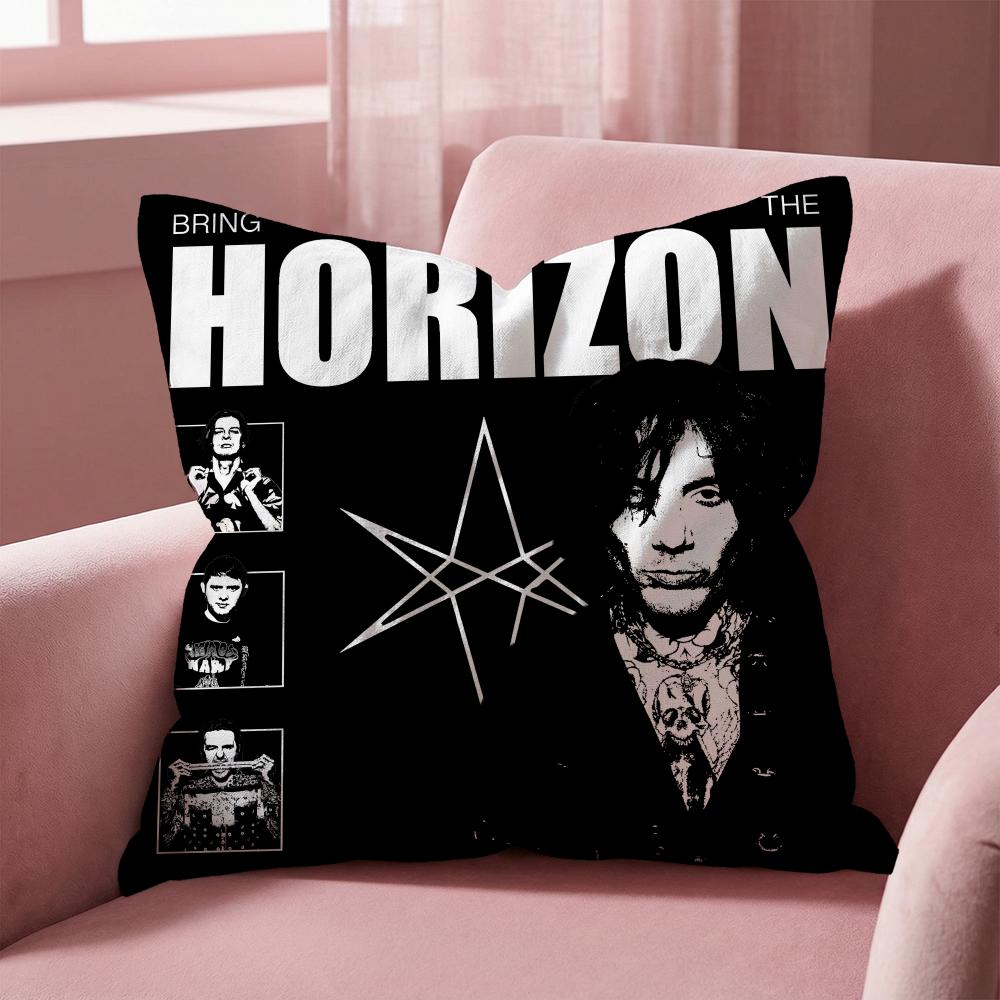 Bring Me The Horizon Cushion Cover Multi-Scene Pillow Cover for Home & Car - Reversible, Soft & Durable for Daily Use