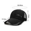 Einfache Trucker-Kappe Einfarbige Baseballkappe Herren Mesh Atmungsaktiv Sonnenschutz Kappen Label Stick Snapback Sonnenhut Sommer Golf Baseballkappe
