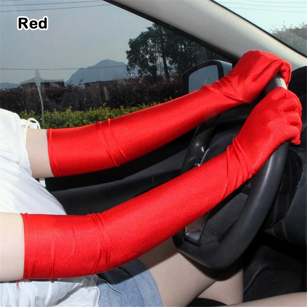 Elasticity Long Anti-UV Gloves Dust-proof Sun Protection Gloves Fashion Driving Gloves  Opera Party