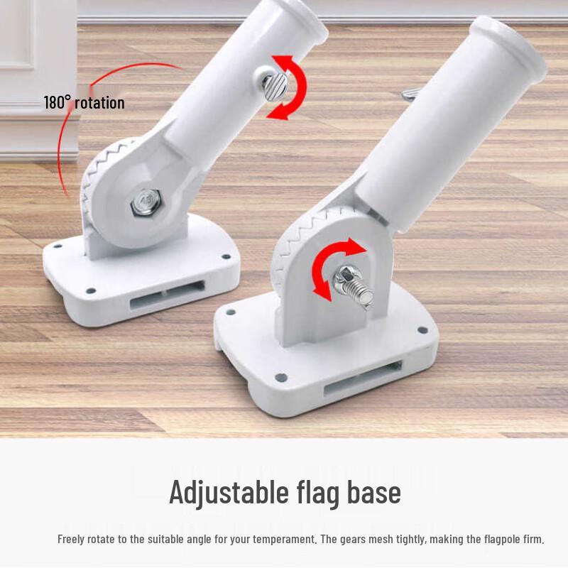 Zaoxingke Waterproof Chinese National Flag with Pole