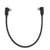 Double Elbow USB Type C to USB C Cable PD 60W Fast Charge 10Gbps Data Sync Cord