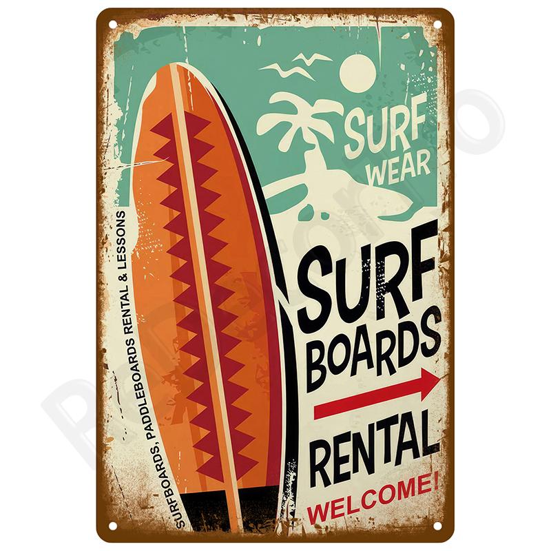 Metal Sign Poster Plates Bar Retro Wall Art Tin Sign Interior Outdoor Aesthetic Room Vintage Home Decor Items Decoration Luxury