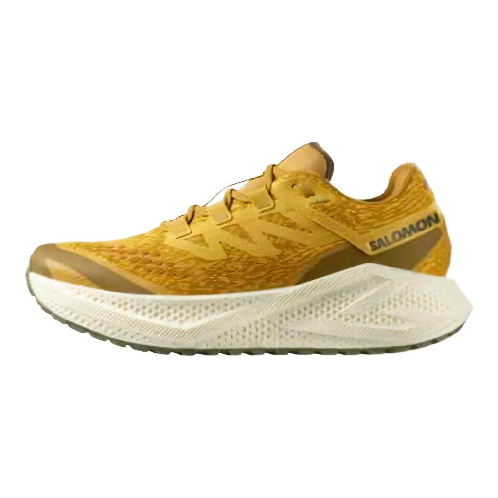 SALOMON Aero Glide 3 GRVL Durable Low-Top Running Shoes Men Sneaker Mustard-Yellow 478120