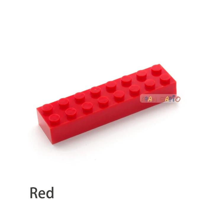 Top-Grade 20Pcs Self-Assembly High-Standard Assembly High-Standard Bricks High-Standard Thick First-Class 2X8 Superior-Grade Dots High-Standard